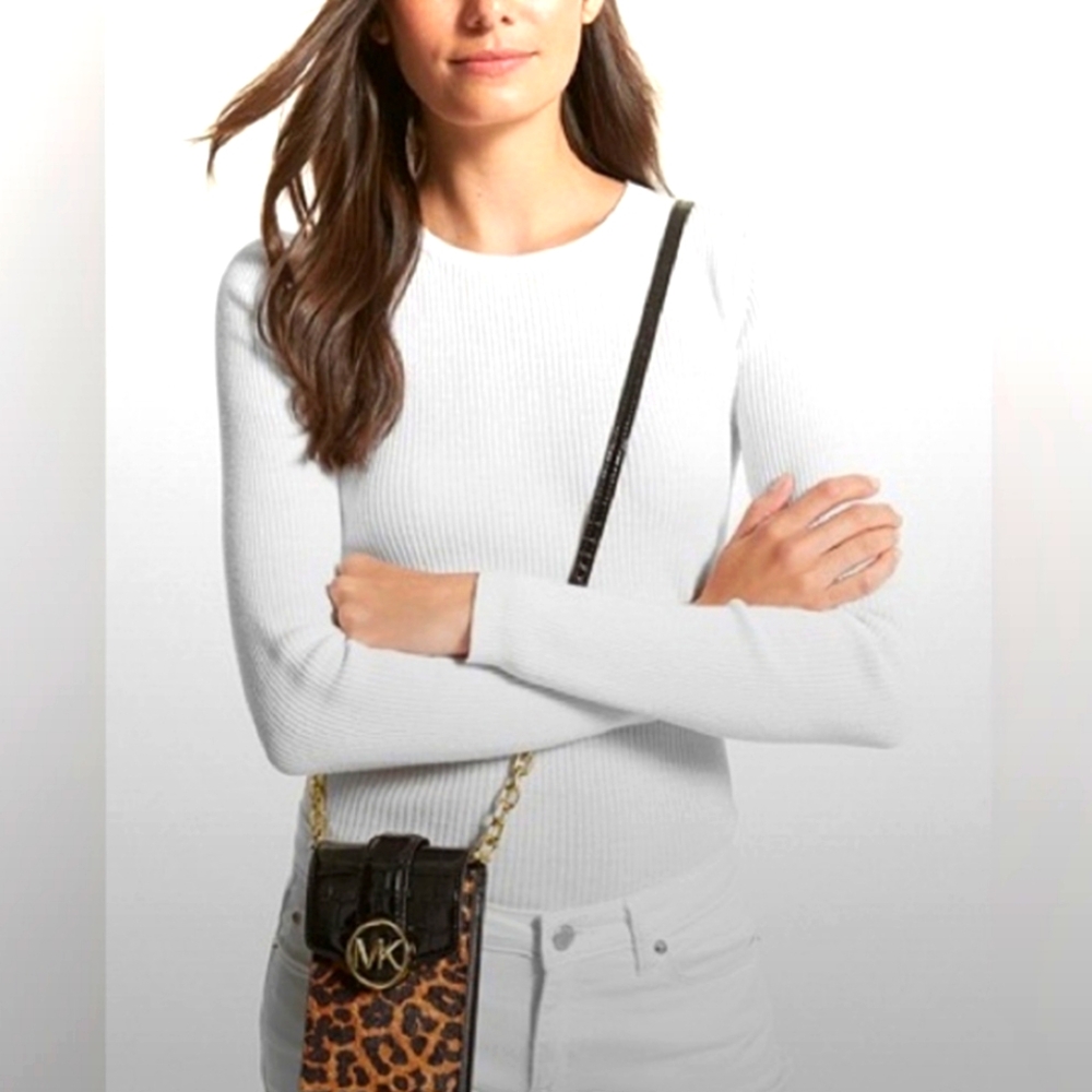 Michael Kors Carmen Small Calf Hair Crossbody Purse - Picture 3 of 15